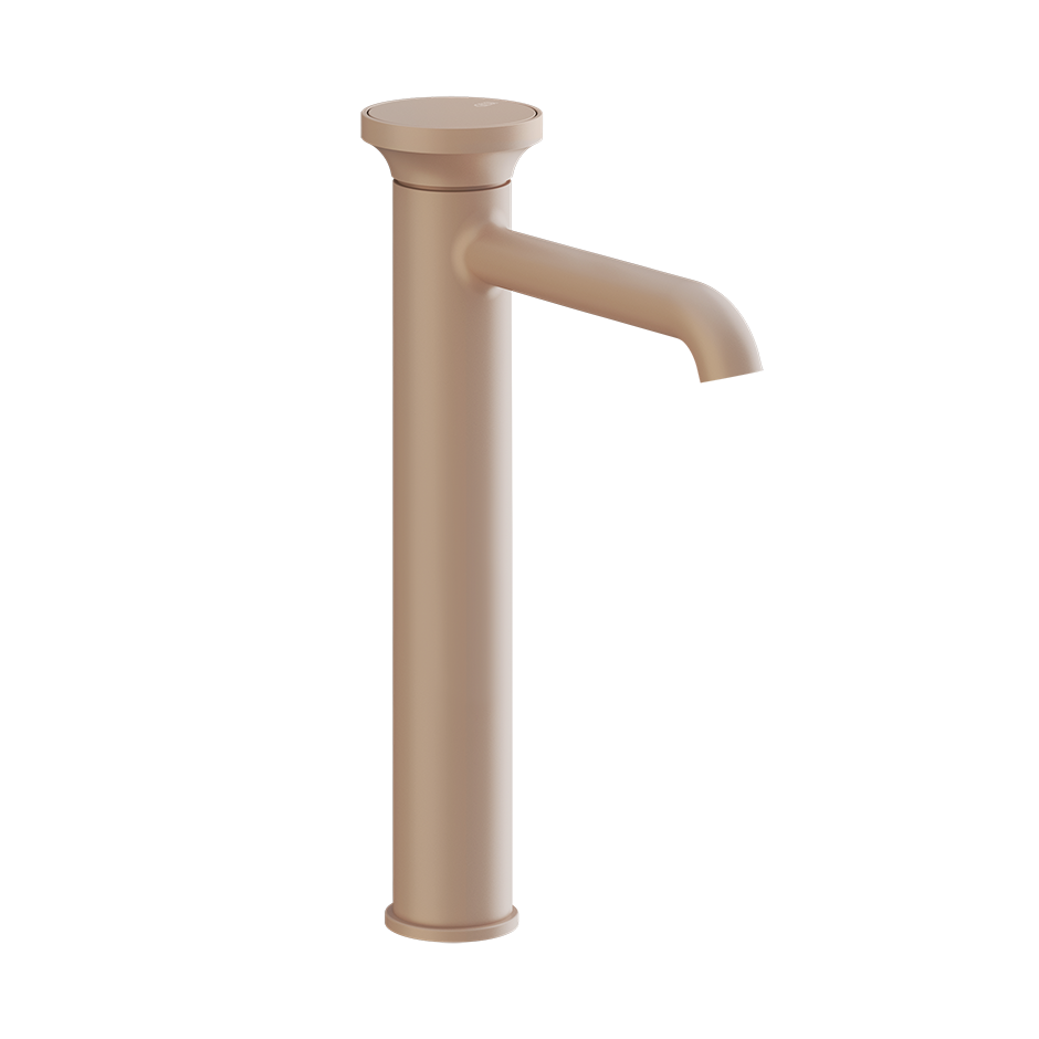 Gessi Origini High Basin Mixer (No Waste) - Matte Cipria PF66004-275