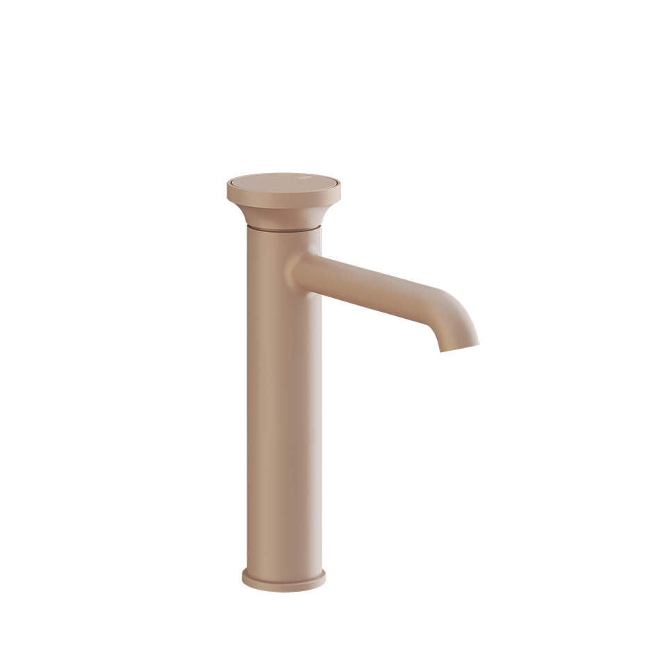 Gessi Origini Medium Basin Mixer (No Waste) - Matte Cipria PF66006-275