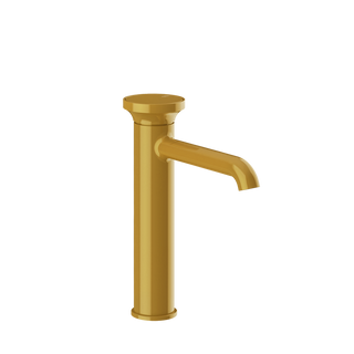 Gessi Origini Medium Basin Mixer (No Waste) - Glossy Ocra PF66006-277