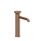 Gessi Origini Medium Basin Mixer (No Waste) - Copper Brushed PVD PF66006-708