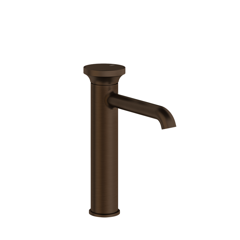 Gessi Origini Medium Basin Mixer (No Waste) - Dark Bronze PF66006-845