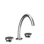 Gessi Origini Three-Piece Medium Basin Tap Set (No Waste) - Chrome PF66014-031