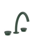 Gessi Origini Three-Piece Medium Basin Tap Set (No Waste) - Matte Agave PF66014-276