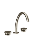 Gessi Origini Three-Piece Medium Basin Tap Set (No Waste) - Nickel PVD PF66014-720