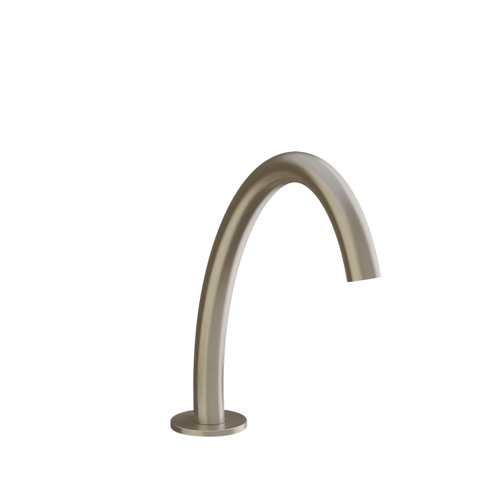 Gessi Origini Medium Hob Basin Spout - Finox Brushed Nickel PF66021-149
