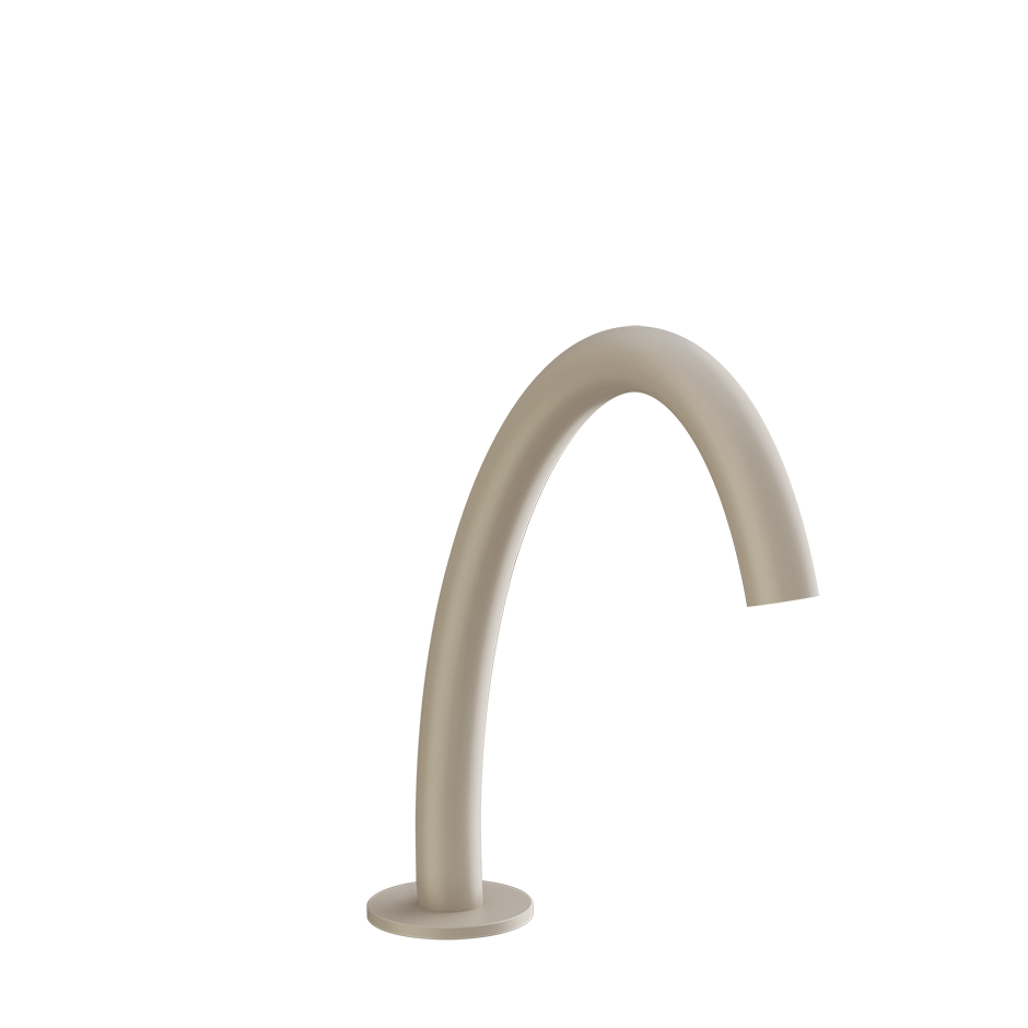 Gessi Origini Medium Hob Basin Spout - Matte Greige PF66021-273