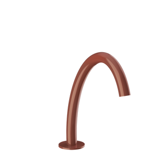 Gessi Origini Medium Hob Basin Spout - Glossy Coral PF66021-278