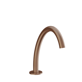 Gessi Origini Medium Hob Basin Spout - Copper Brushed PVD PF66021-708
