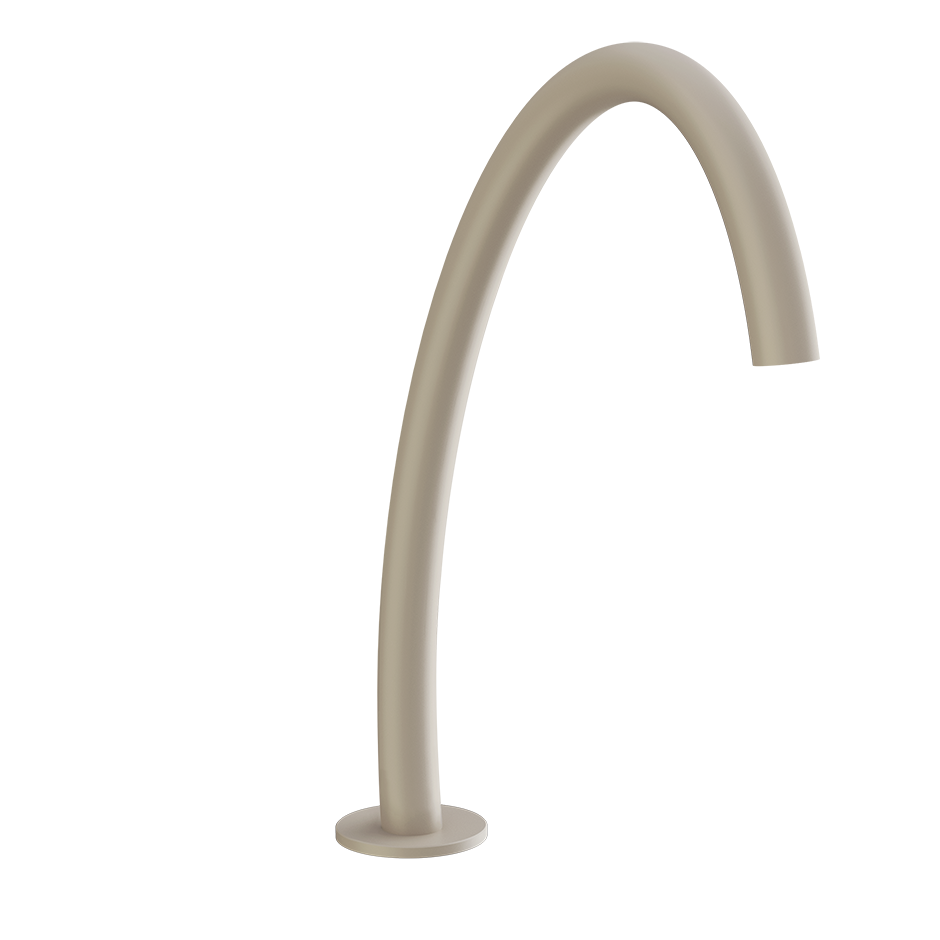 Gessi Origini High Hob Basin Spout - Matte Greige PF66025-273