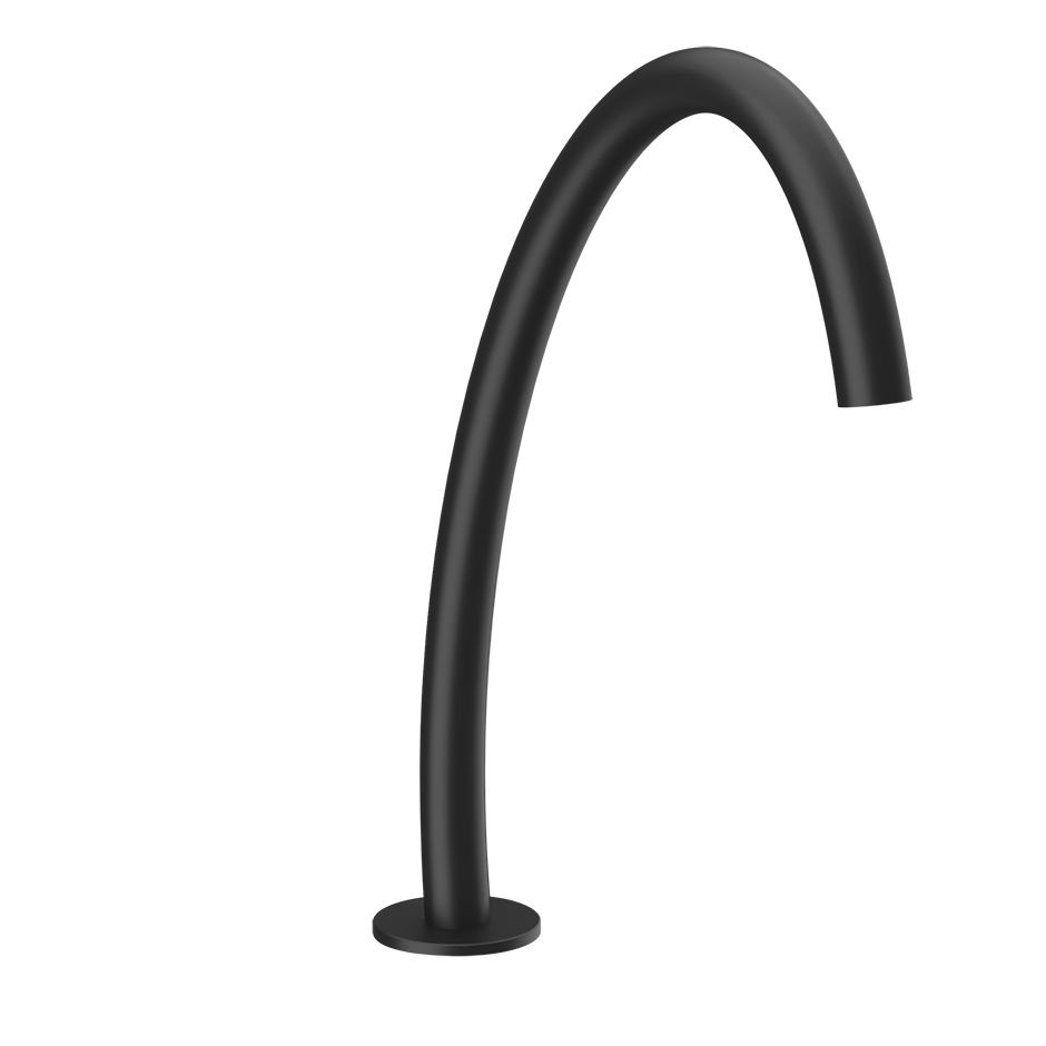 Gessi Origini High Hob Basin Spout - Matte Black PF66025-299