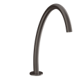 Gessi Origini High Hob Basin Spout - Black Metal Brushed PVD PF66025-707