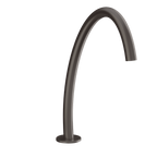 Gessi Origini High Hob Basin Spout - Black Metal Brushed PVD PF66025-707