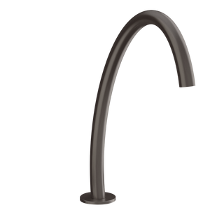 Gessi Origini High Hob Basin Spout - Black Metal Brushed PVD PF66025-707