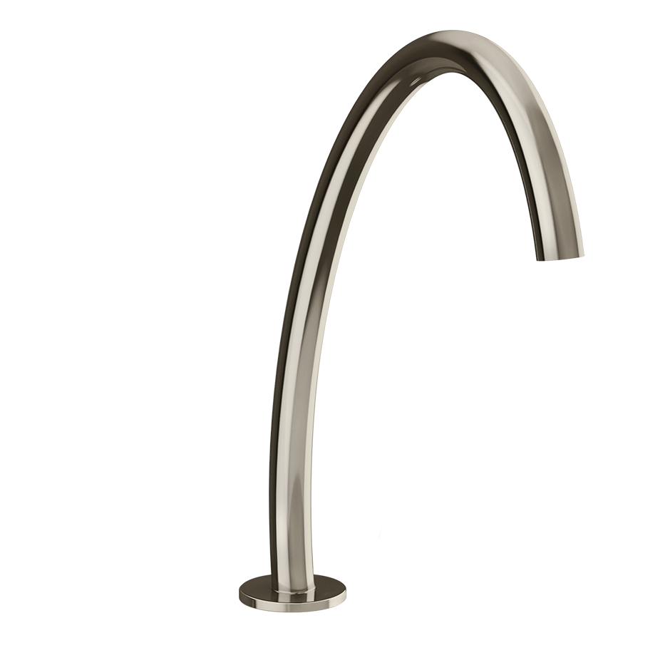 Gessi Origini High Hob Basin Spout - Nickel PVD PF66025-720