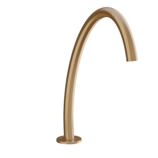 Gessi Origini High Hob Basin Spout - Warm Bronze Brushed PVD PF66025-726