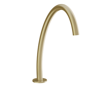 Gessi Origini High Hob Basin Spout - Brass Brushed PVD PF66025-727