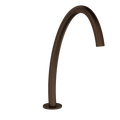 Gessi Origini High Hob Basin Spout - Dark Bronze PF66025-845