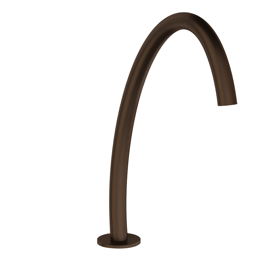 Gessi Origini High Hob Basin Spout - Dark Bronze PF66025-845