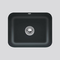 Villeroy & Boch Cisterna 550 Under Counter Sink with Overflow - Pure Black