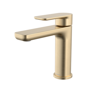 Caroma Luna II Basin Mixer - LF Brushed Brass 68198BB6AF
