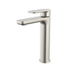 Caroma Luna II Mid Basin Mixer - LF Brushed Nickel 68199BN6AF