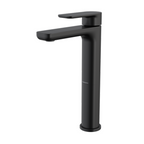 Caroma Luna II Tower Basin Mixer - LF Satin Black 68200BL6AF