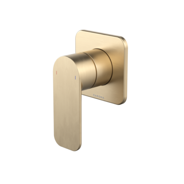 Caroma Luna II EasySwtich Wall Mixer (Includes In-Wall Body) - Brushed Brass 68201BB
