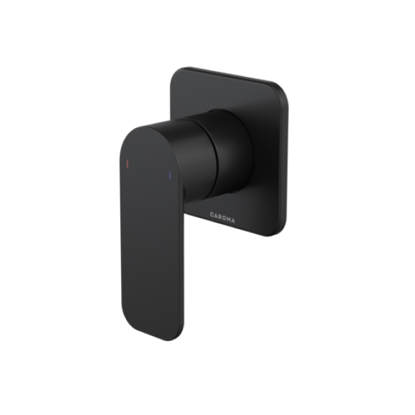 Caroma Luna II EasySwtich Wall Mixer (Includes In-Wall Body) - Satin Black 68201BL