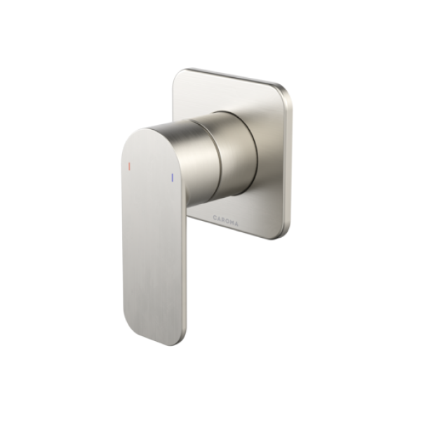 Caroma Luna II EasySwtich Wall Mixer (Includes In-Wall Body) - Brushed Nickel 68201BN