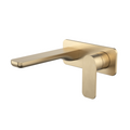 Caroma Luna II EasySwitch Wall Basin/Bath Mixer 180mm (Includes In-Wall Body) - LF Brushed Brass 68203BB6AF