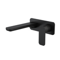 Caroma Luna II EasySwitch Wall Basin/Bath Mixer 180mm (Includes In-Wall Body) - LF Black 68203BL6AF
