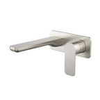Caroma Luna II EasySwitch Wall Basin/Bath Mixer 180mm (Includes In-Wall Body) - LF Brushed Nickel 68203BN6AF