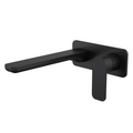 Caroma Luna II EasySwitch Wall Basin/Bath Mixer 220mm (Includes In-Wall Body) - LF Black 68204BL6AF