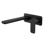 Caroma Luna II EasySwitch Wall Basin/Bath Mixer 220mm (Includes In-Wall Body) - LF Black 68204BL6AF