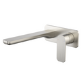 Caroma Luna II EasySwitch Wall Basin/Bath Mixer 220mm (Includes In-Wall Body) - LF Brushed Nickel 68204BN6AF