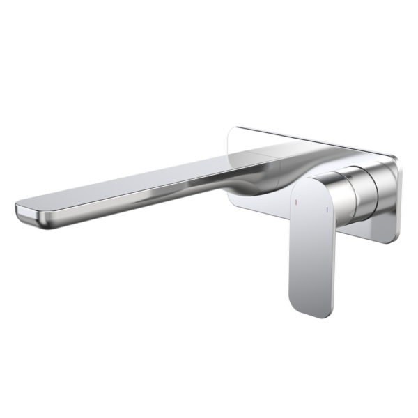 Caroma Luna II EasySwitch Wall Basin/Bath Mixer 220mm (Includes In-Wall Body) - LF Chrome 68204C6AF