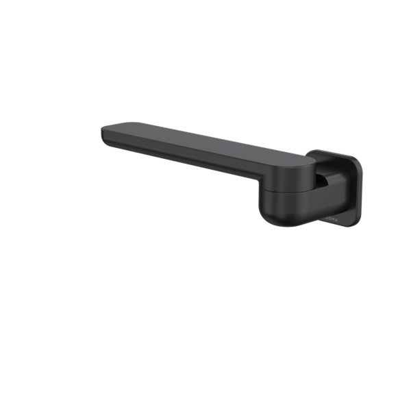 Caroma Luna II Bath Swivel Outlet 220mm - Black 68207BL