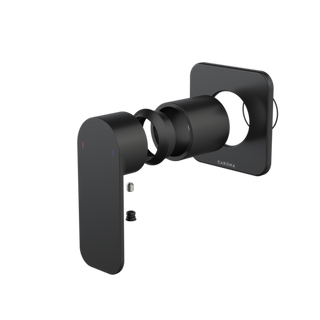 Caroma Luna II EasySwitch Wall Mixer (Trim Kit Only) - Black 68209BL