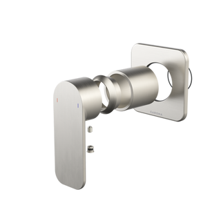 Caroma Luna II EasySwitch Wall Mixer (Trim Kit Only) - Brushed Nickel 68209BN