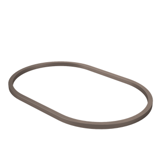 Caroma Liano II 600mm Pill Dress Ring – PVD Brushed Bronze - 687034BBZ