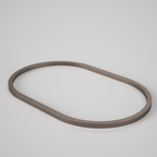 Caroma Liano II 600mm Pill Dress Ring – PVD Brushed Bronze - 687034BBZ