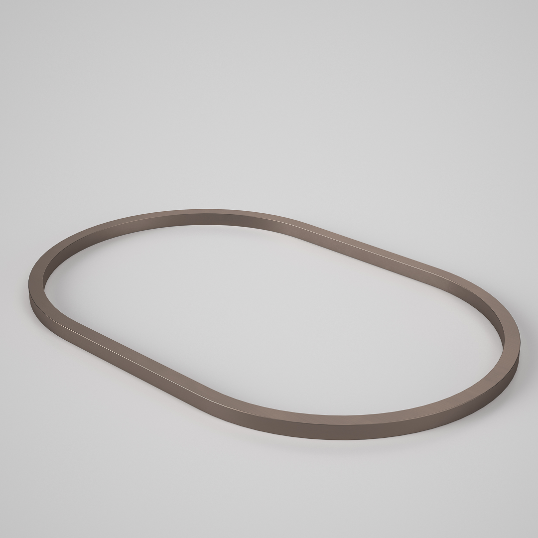 Caroma Liano II 600mm Pill Dress Ring – PVD Brushed Bronze - 687034BBZ