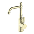 Nero York Basin Mixer With Metal Lever - Aged Brass - NR69210102AB