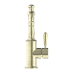 Nero York Basin Mixer With Metal Lever - Aged Brass - NR69210102AB