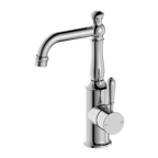 Nero York Basin Mixer With Metal Lever - Chrome - NR69210102CH