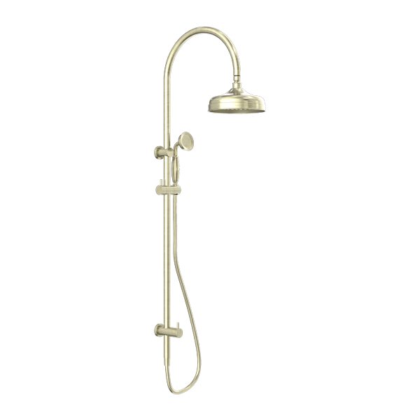Nero York Twin Shower With Metal Hand Shower - Aged Brass - NR69210502AB