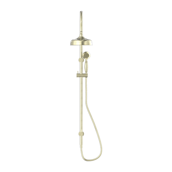 Nero York Twin Shower With Metal Hand Shower - Aged Brass - NR69210502AB