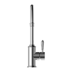Nero York Kitchen Mixer Gooseneck Spout With Metal Lever - Chrome - NR69210602CH