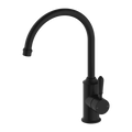 Nero York Kitchen Mixer Gooseneck Spout With Metal Lever - Matte Black - NR69210602MB