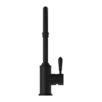 Nero York Kitchen Mixer Gooseneck Spout With Metal Lever - Matte Black - NR69210602MB